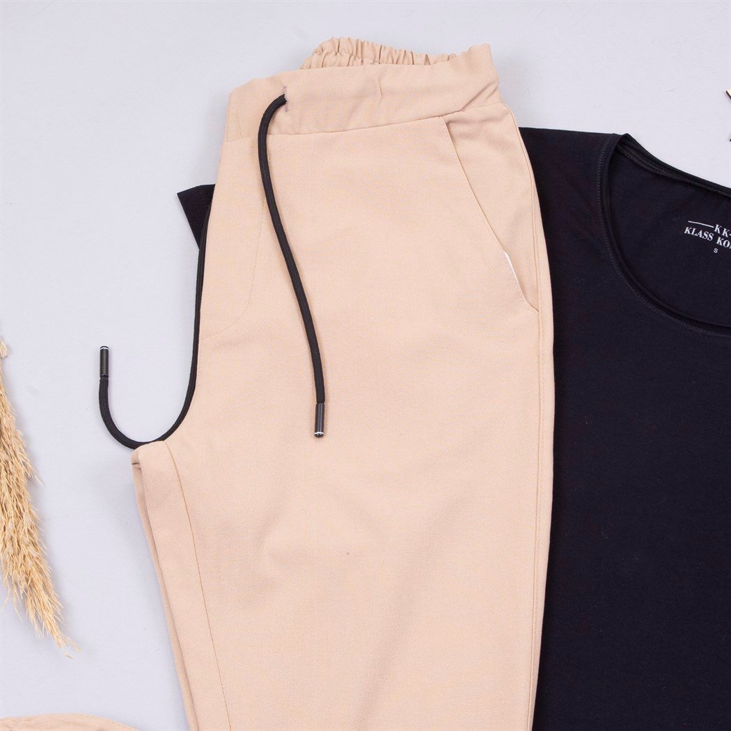 Siyah Tişört Jogger Pantolon Ayakkabı Kombin