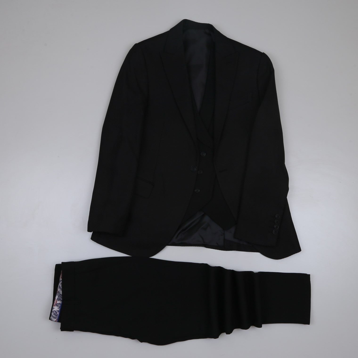 Siyah Yelek Ceket Siyah Pantolon Kombini