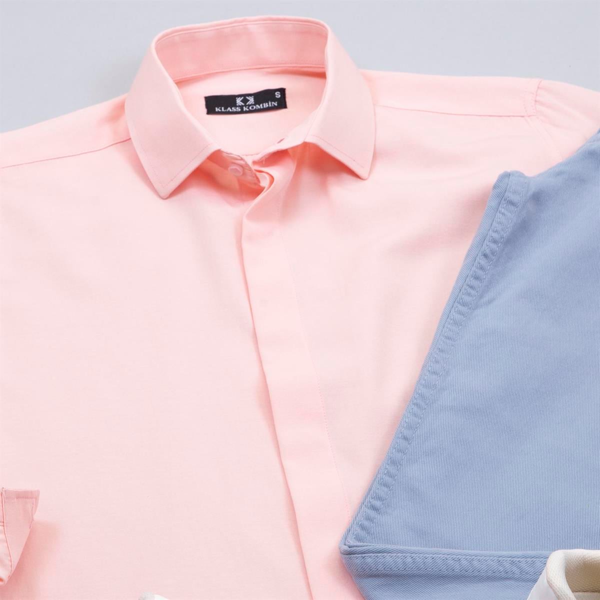 Somon Gömlek Pantolon Ayakkabı Kombin