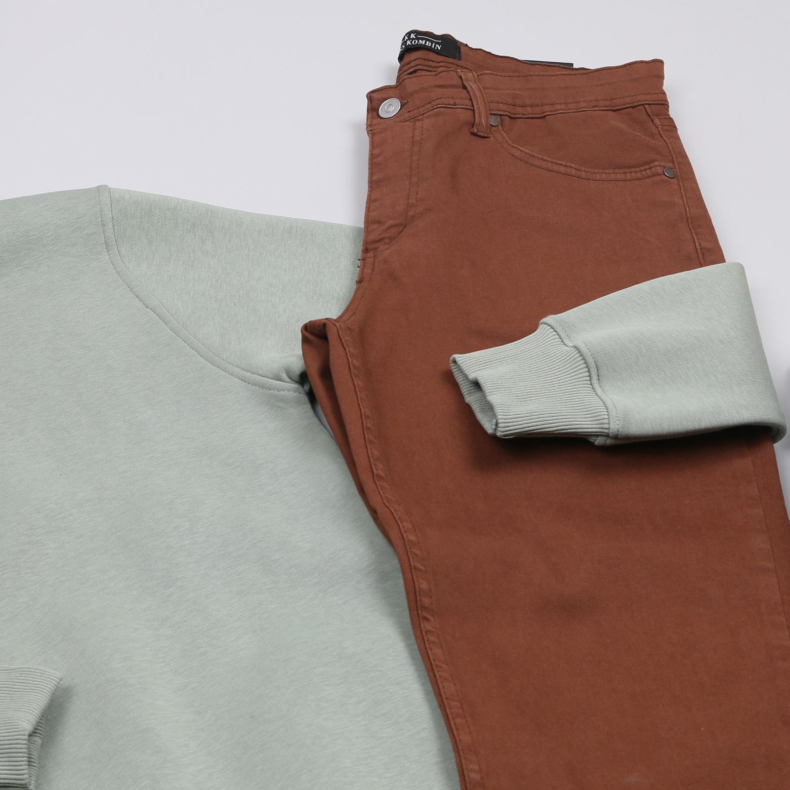 Sweat Kot Pantolon Ayakkabı Kombini