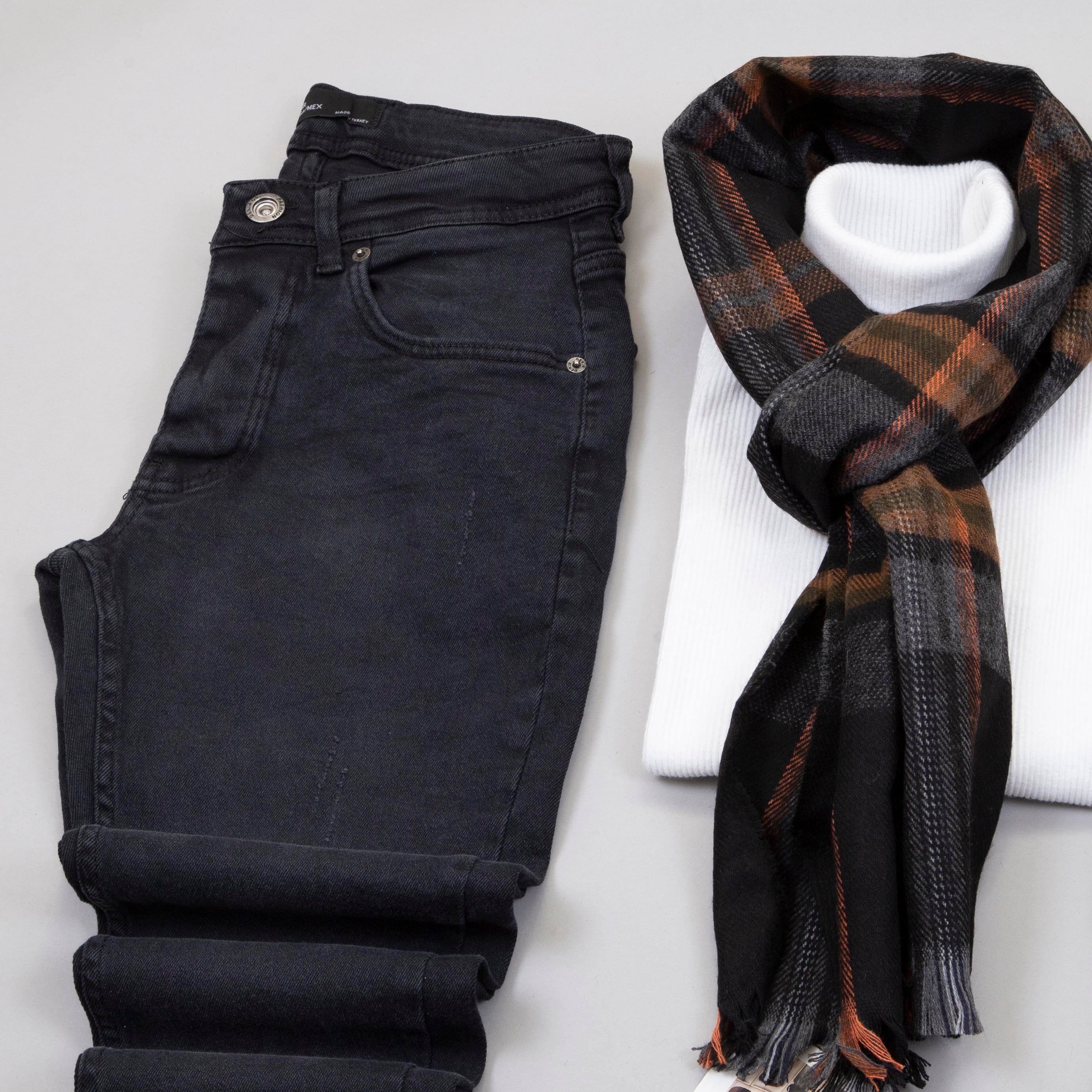 Taba Blazer Ceket Boğazlı Body Pantolon Atkı Ayakkabı Kombin