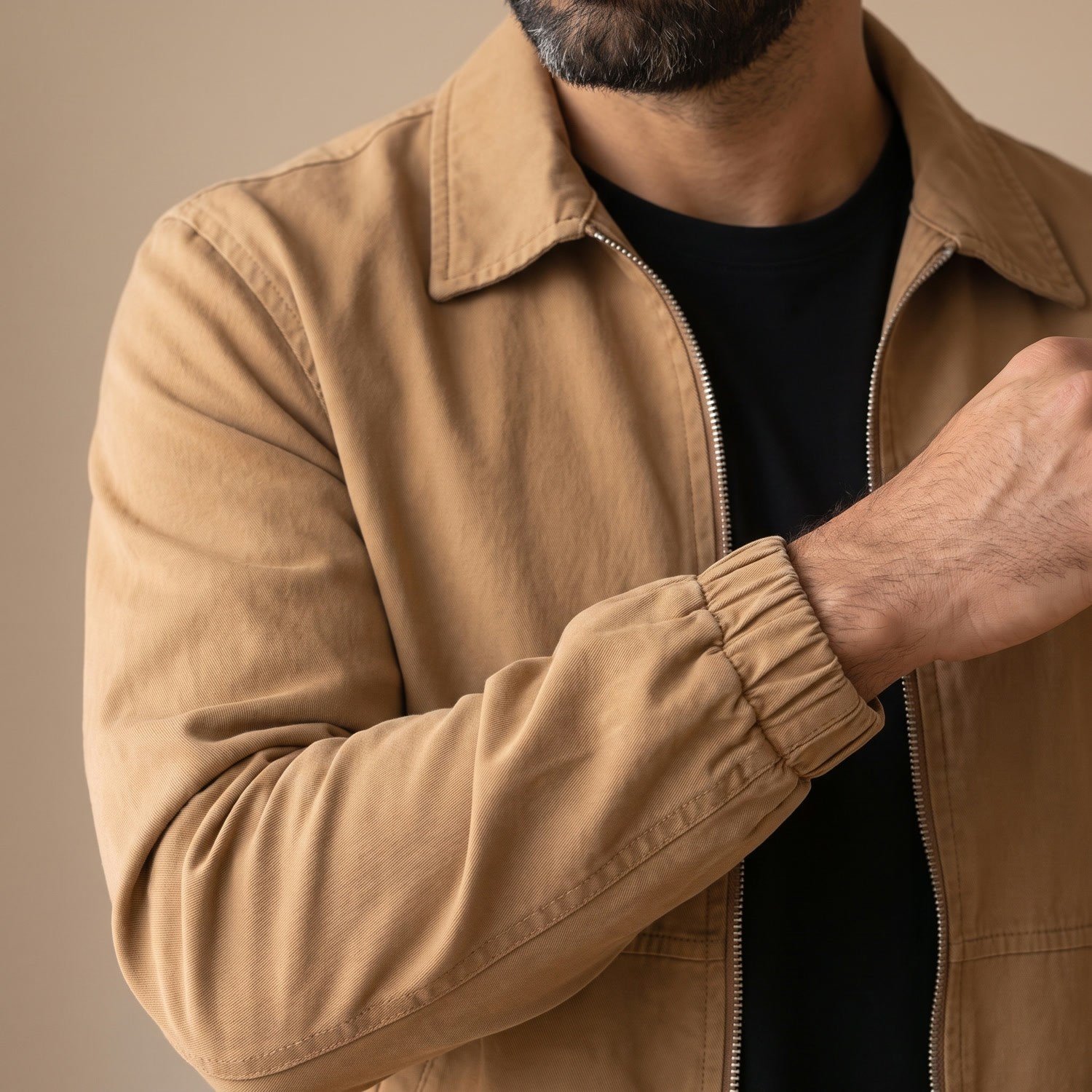 Taba Bomber Ceket Erkek