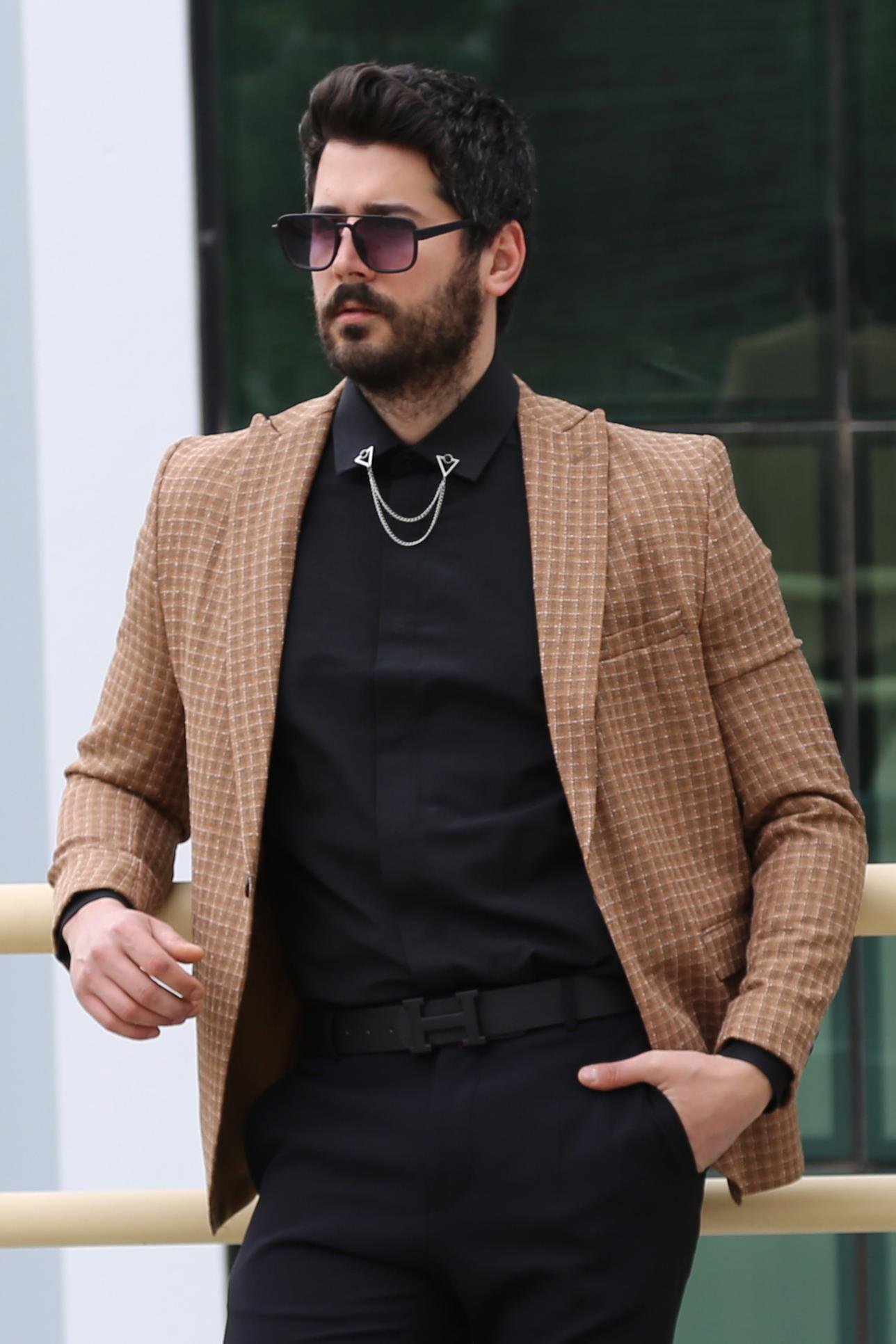 Taba Ekose Blazer Ceket