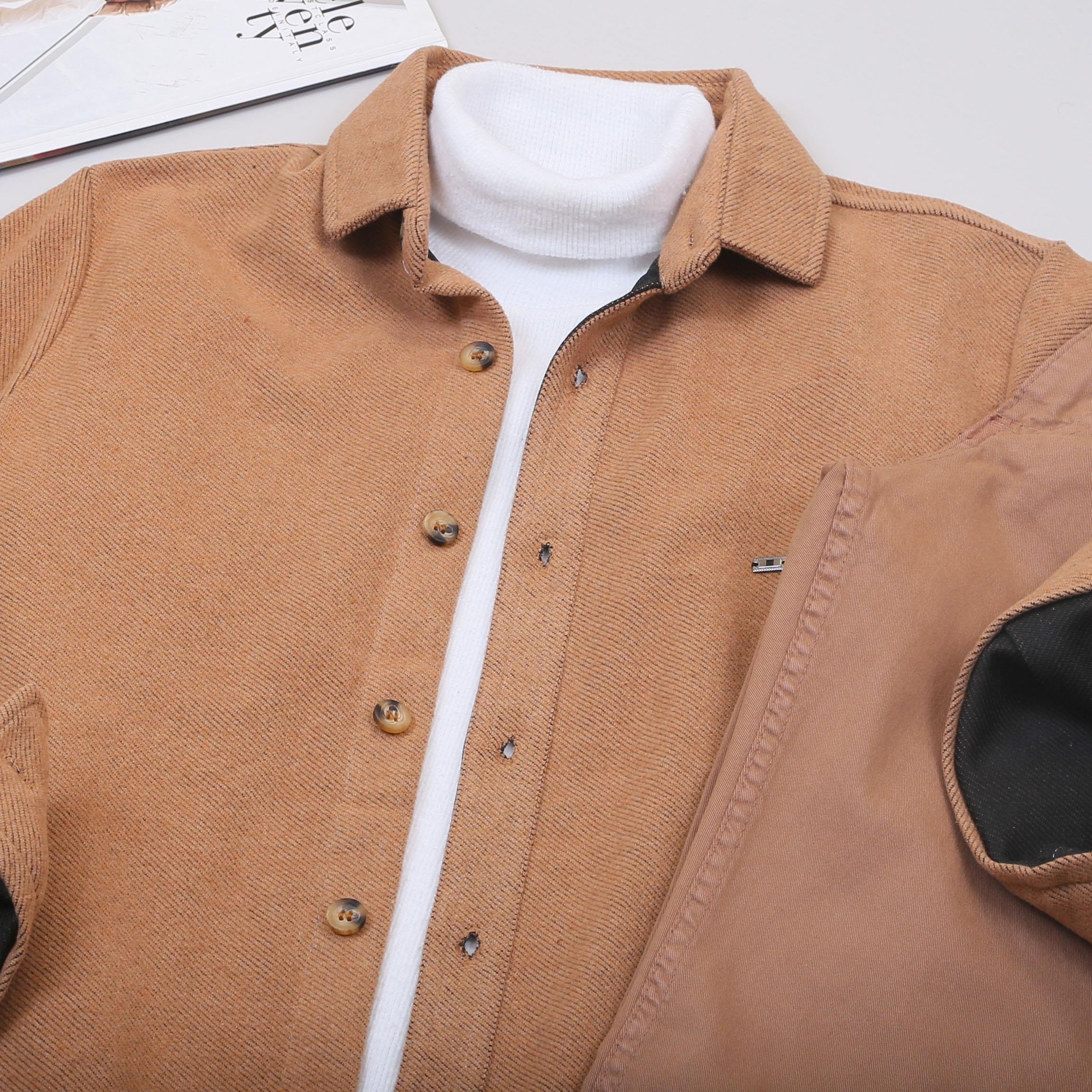 Taba Kaşe Gömlek Boğazlı Body Pantolon Ayakkabı Kombin