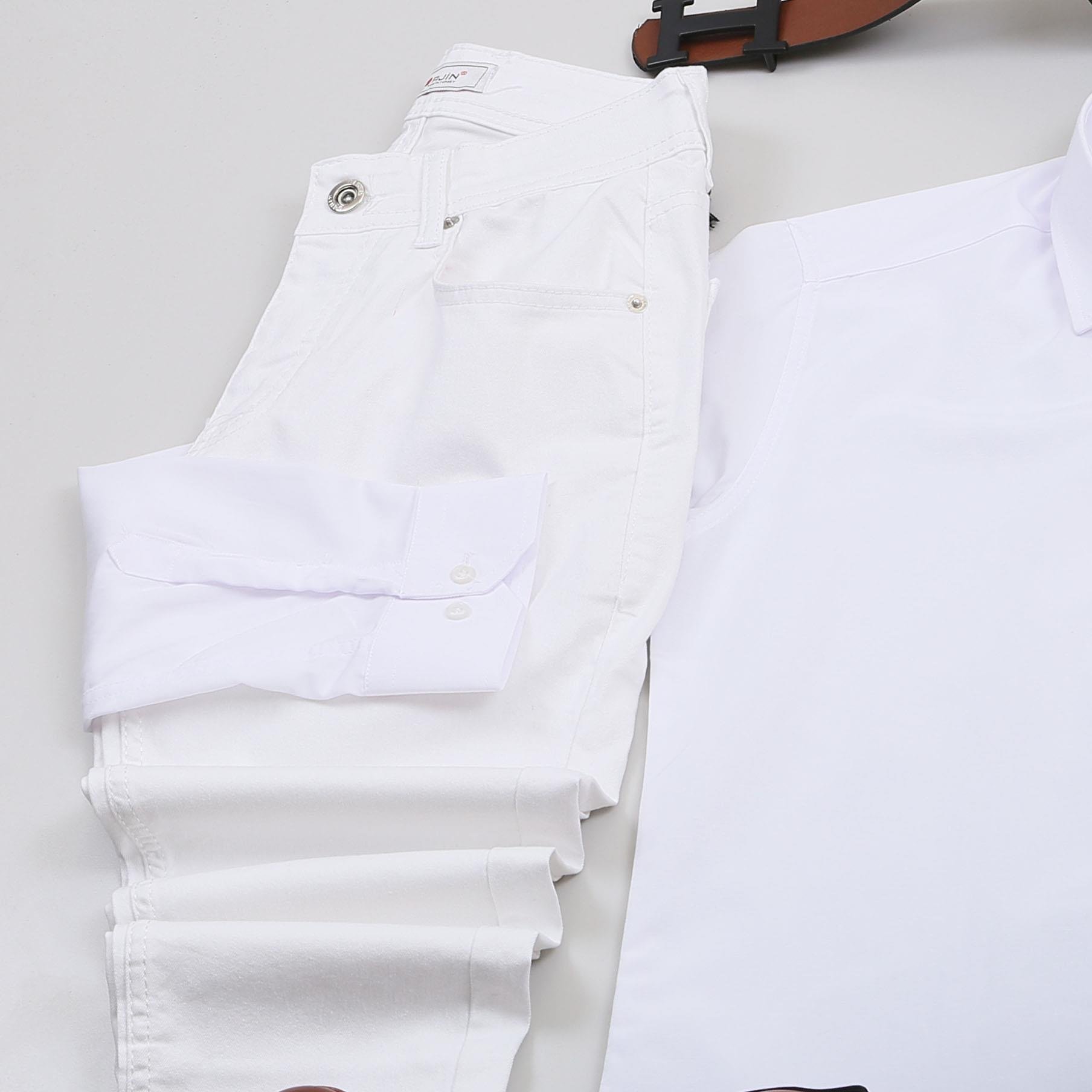 Taba Kırçıllı Blazer Ceket Gömlek Pantolon Ayakkabı Kombin