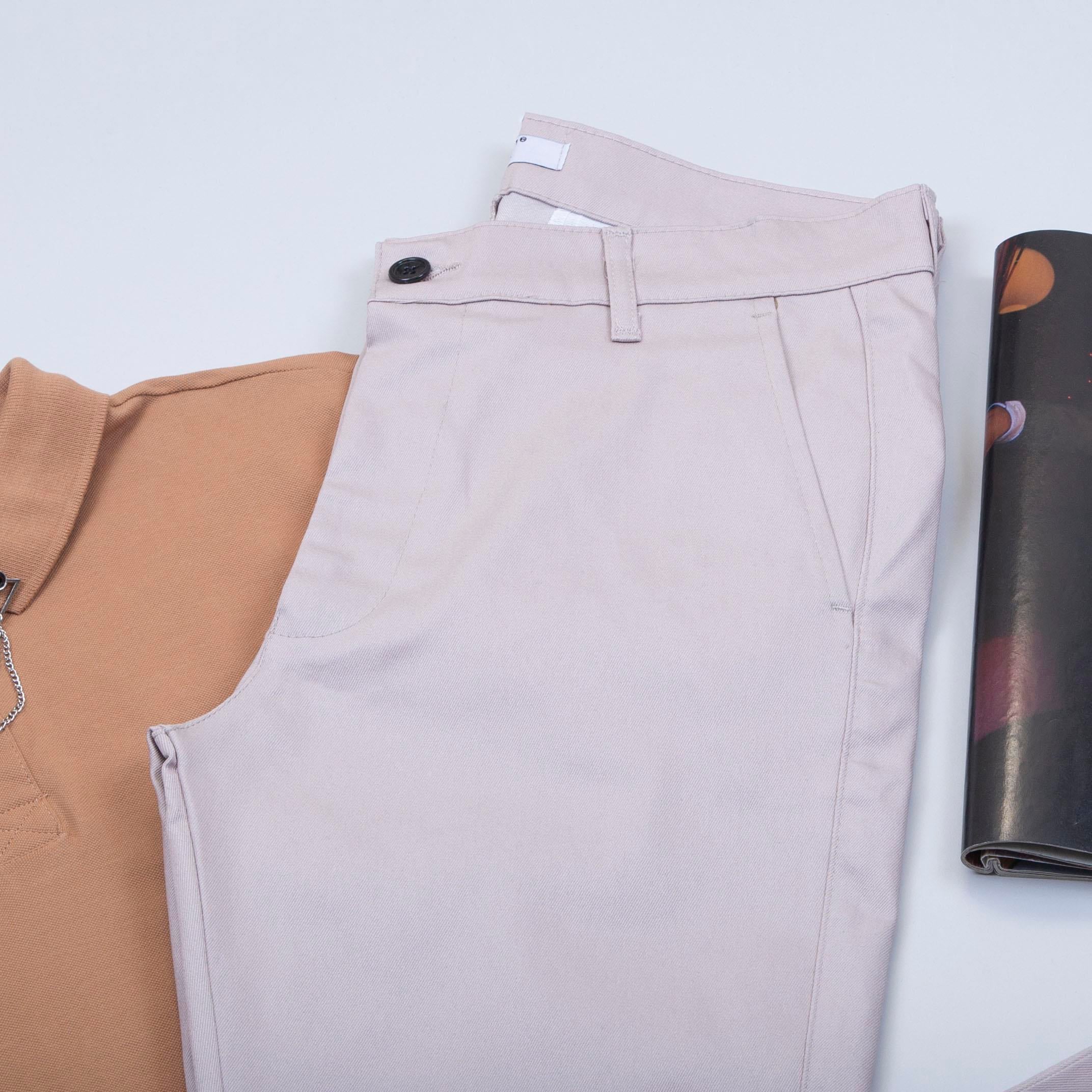 Taba Polo Yaka Tişört Pantolon Ayakkabı Kombin