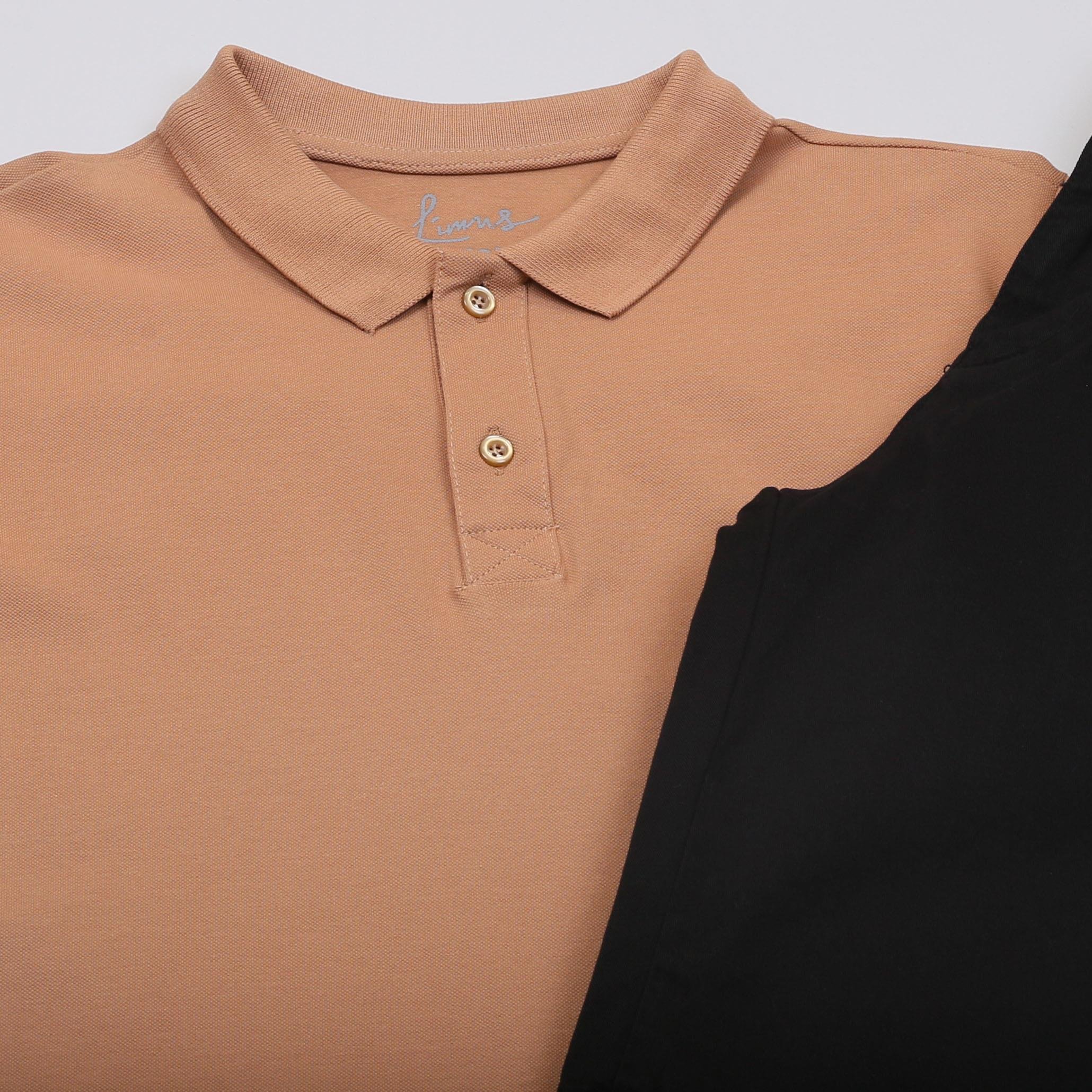 Taba Polo Yaka Tişört Şort Ayakkabı Kombin