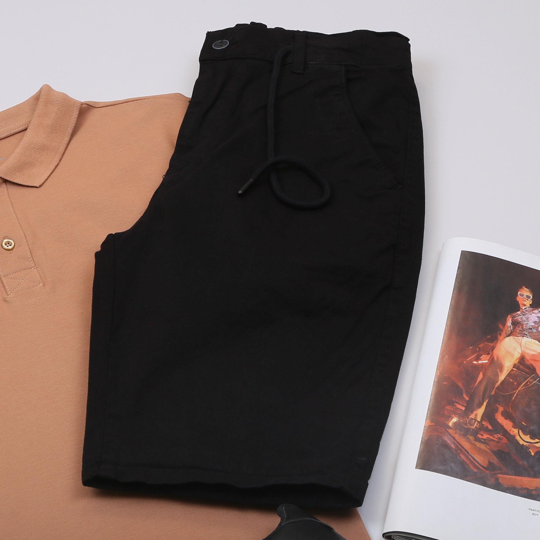 Taba Polo Yaka Tişört Şort Ayakkabı Kombin