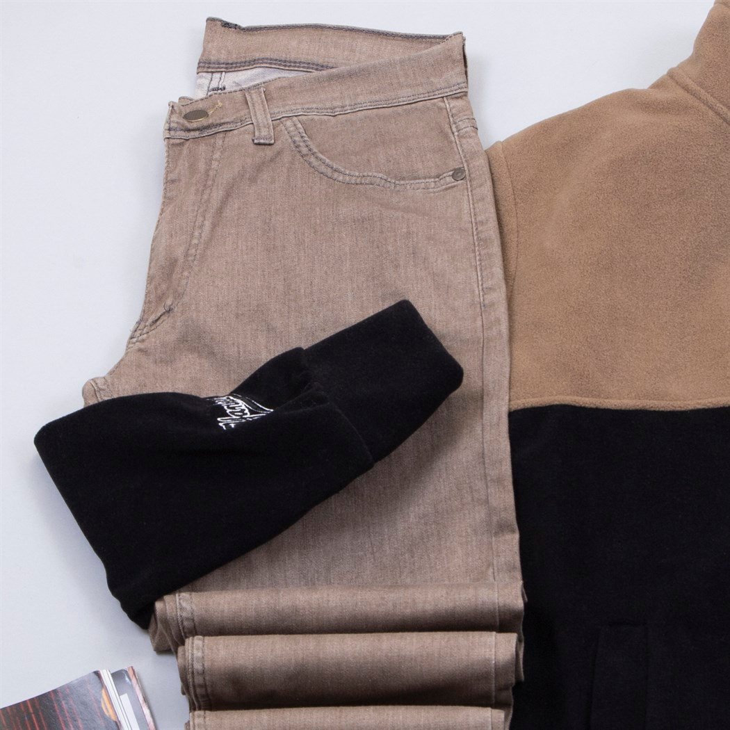 Taba Siyah Polar Kolej Ceket Boğazlı Kazak Pantolon Ayakkabı Kombin