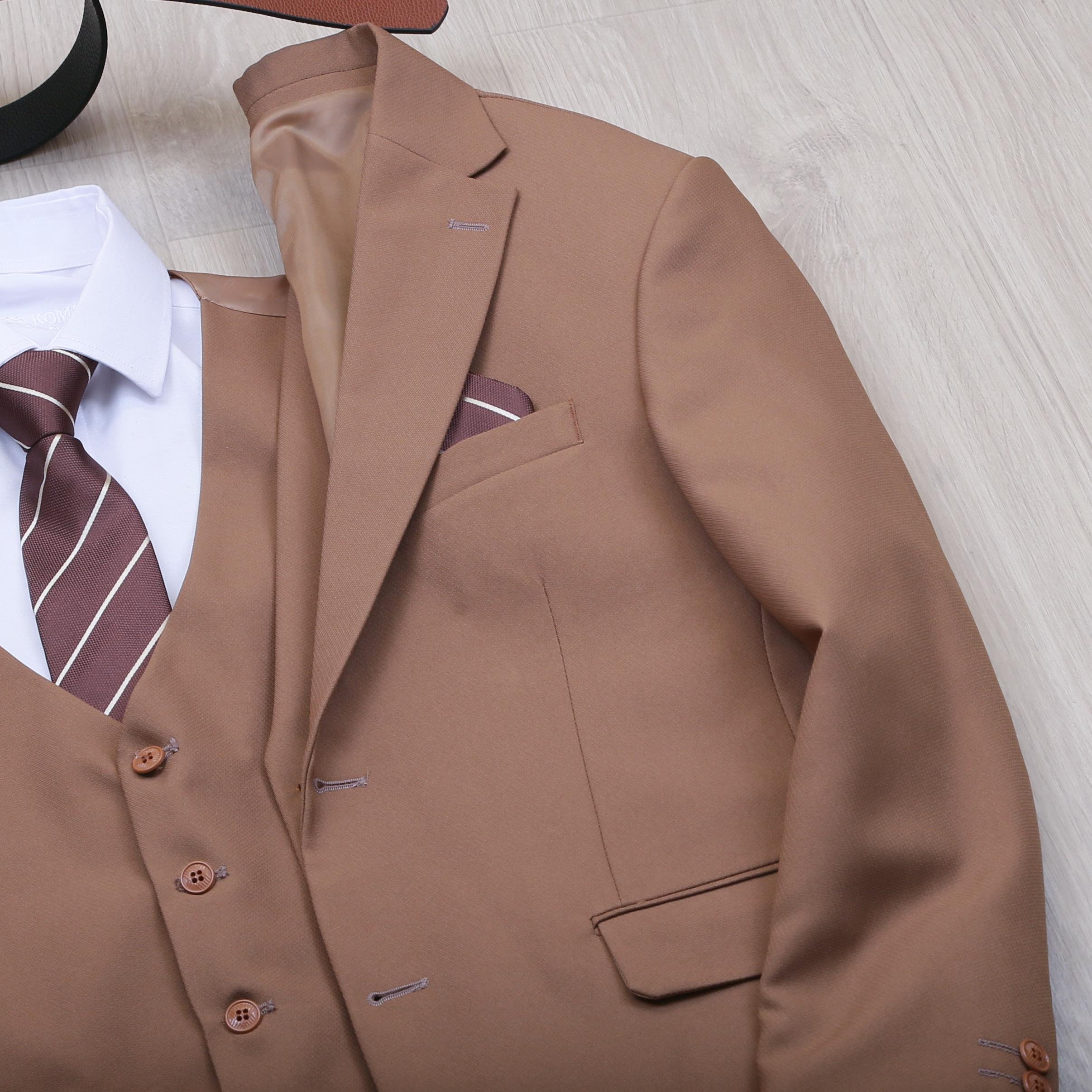 Taba Takım Elbise Kombini