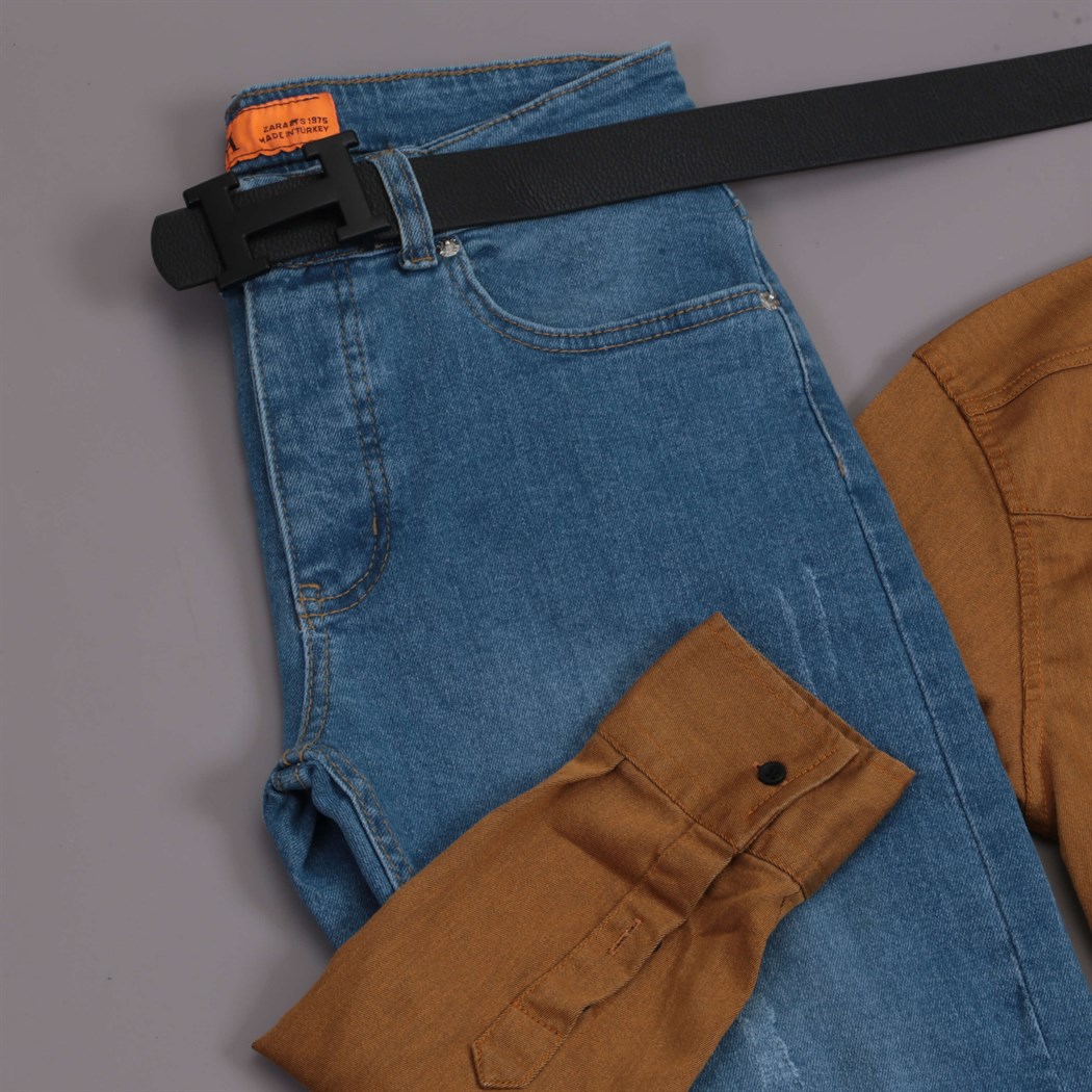 Tarçın Rengi Pantolon Ayakkabı Kombini