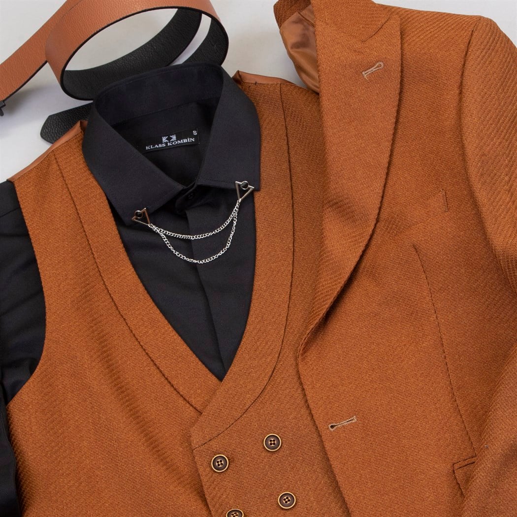 Tarçın Takım Elbise Kombini