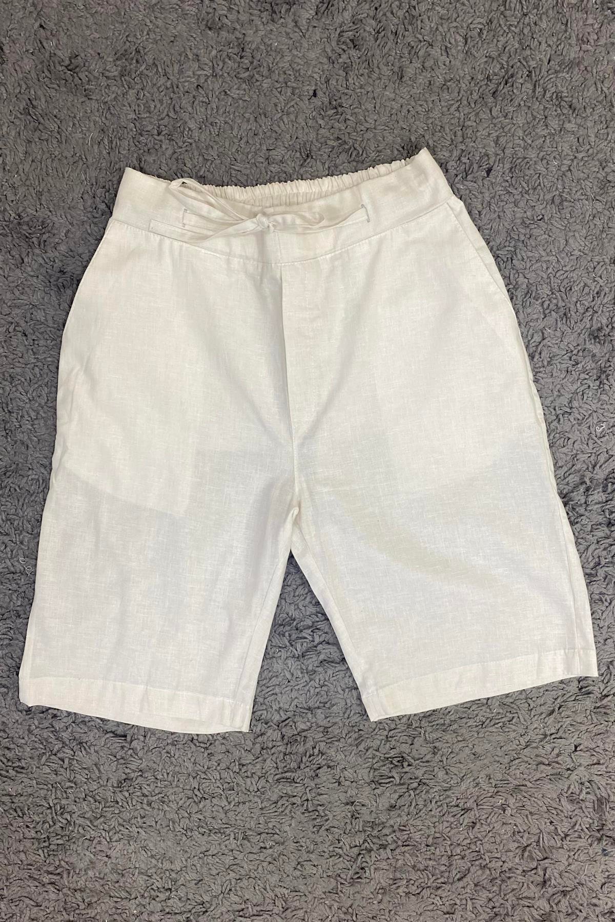 Taş Keten Şort