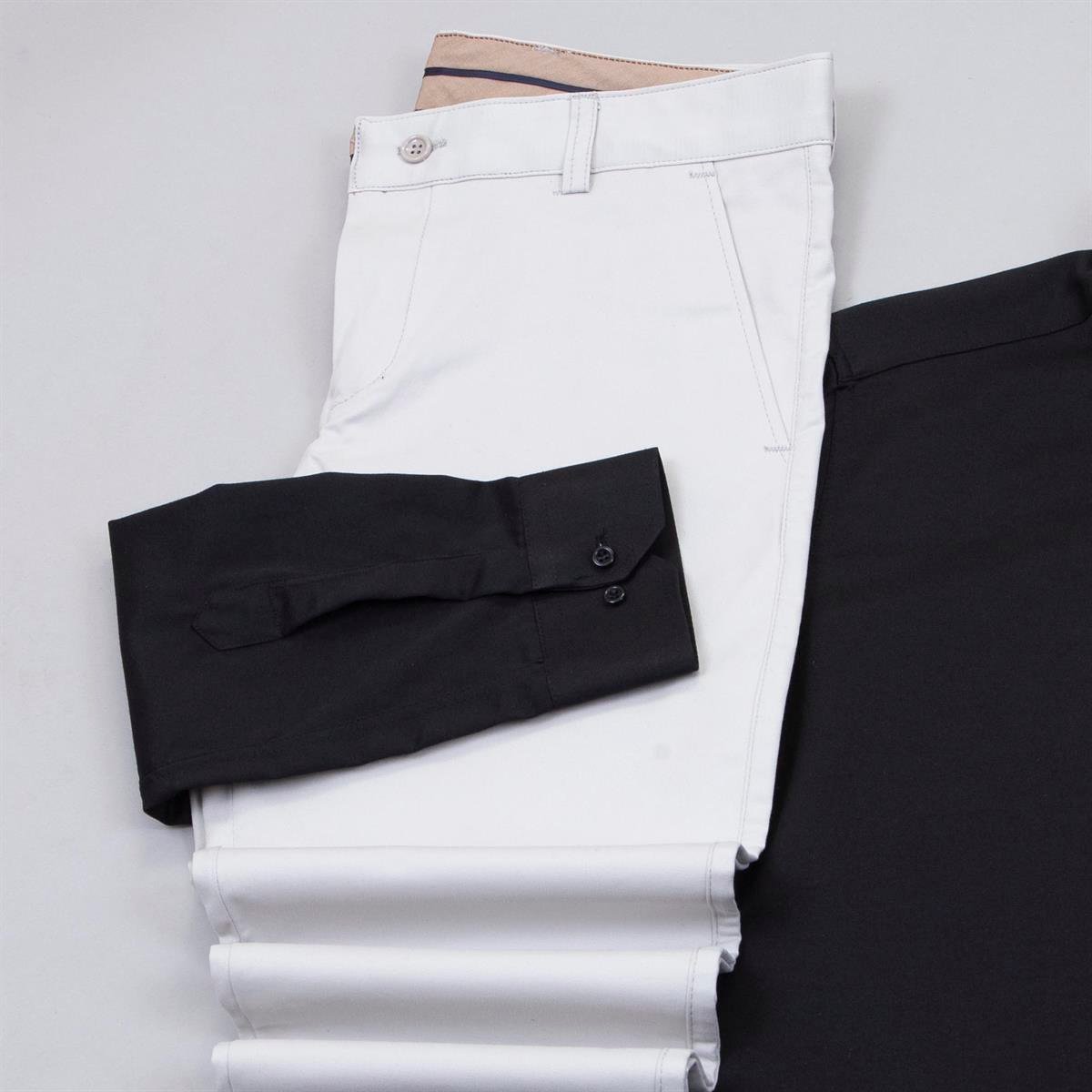 Taş Pantolon Siyah Gömlek Ayakkabı Kombin