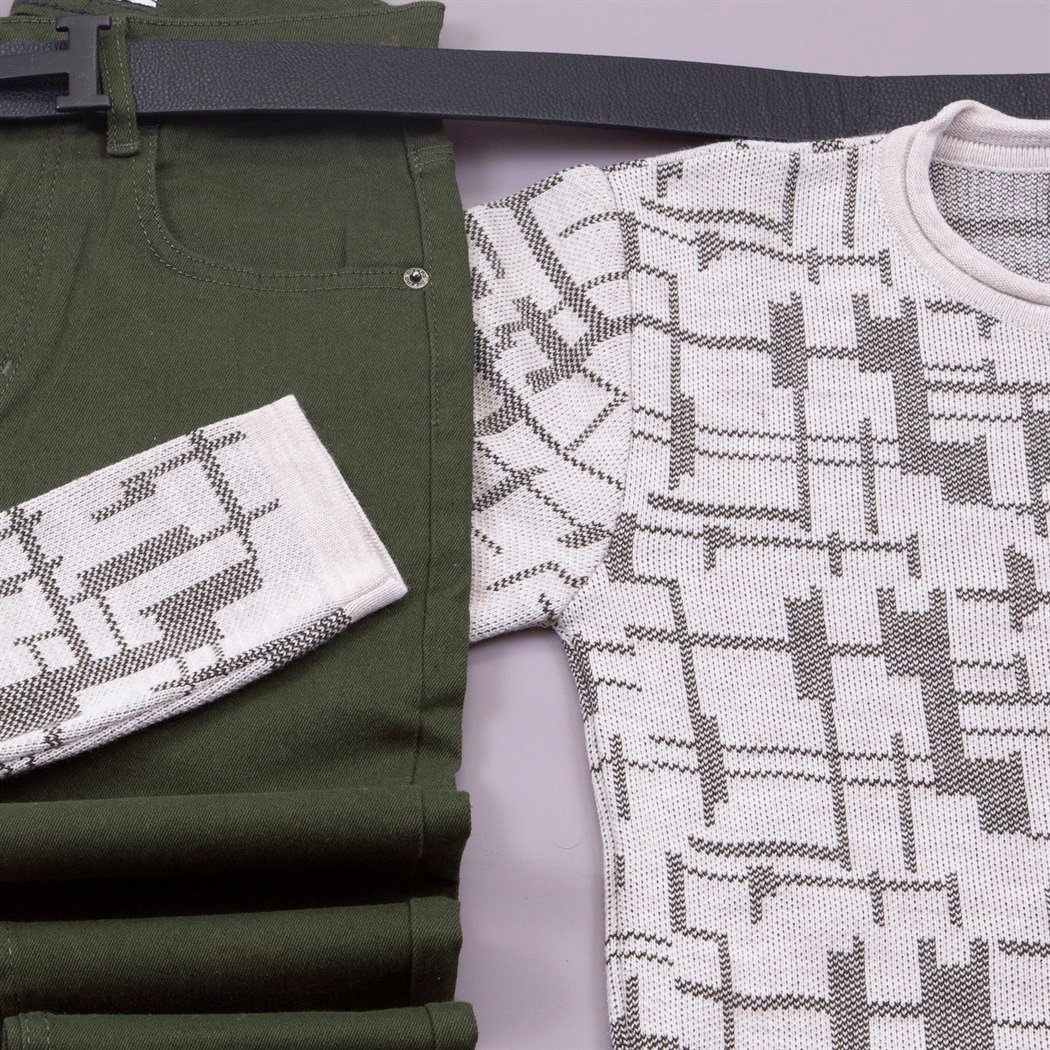 Triko Kazak Pantolon Bot Kombin