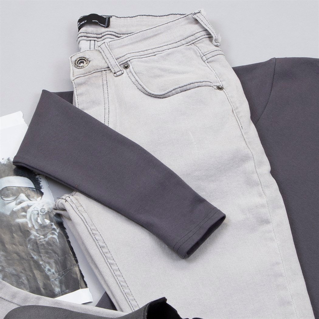 Uzun Kollu Füme Body Pantolon Bot Kombin