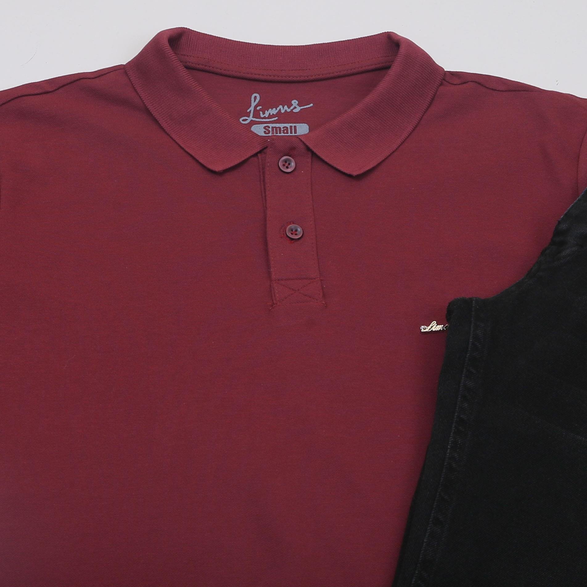 Vişne Çürüğü Polo Yaka Tişört Pantolon Ayakkabı Kombin