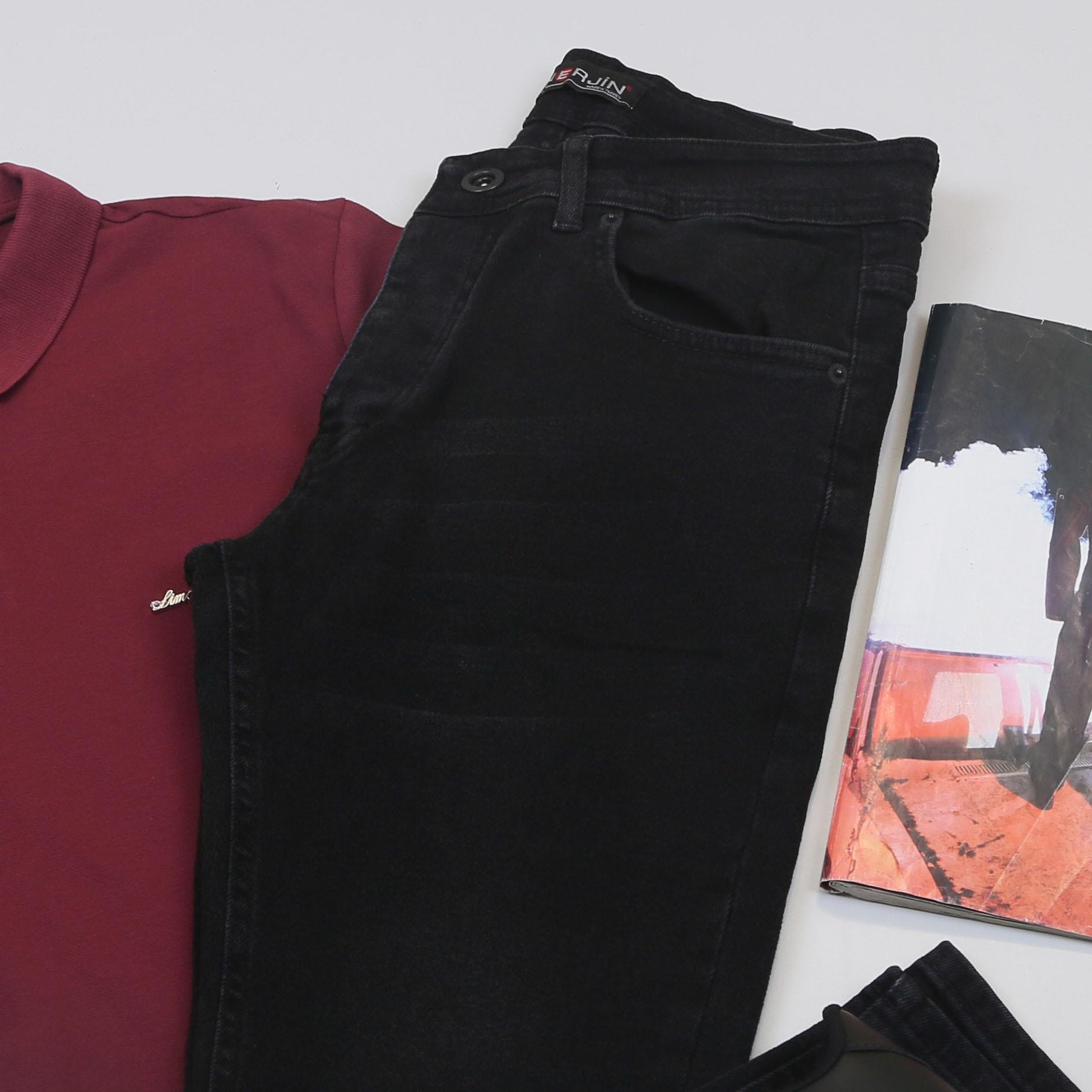 Vişne Çürüğü Polo Yaka Tişört Pantolon Ayakkabı Kombin