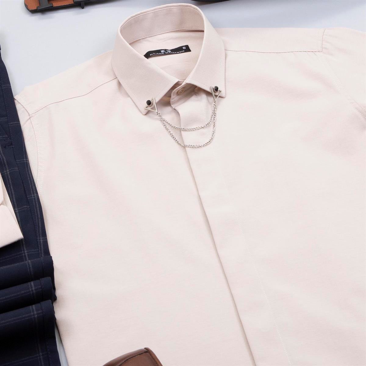 Vizon Gömlek Pantolon Ayakkabı Kombin