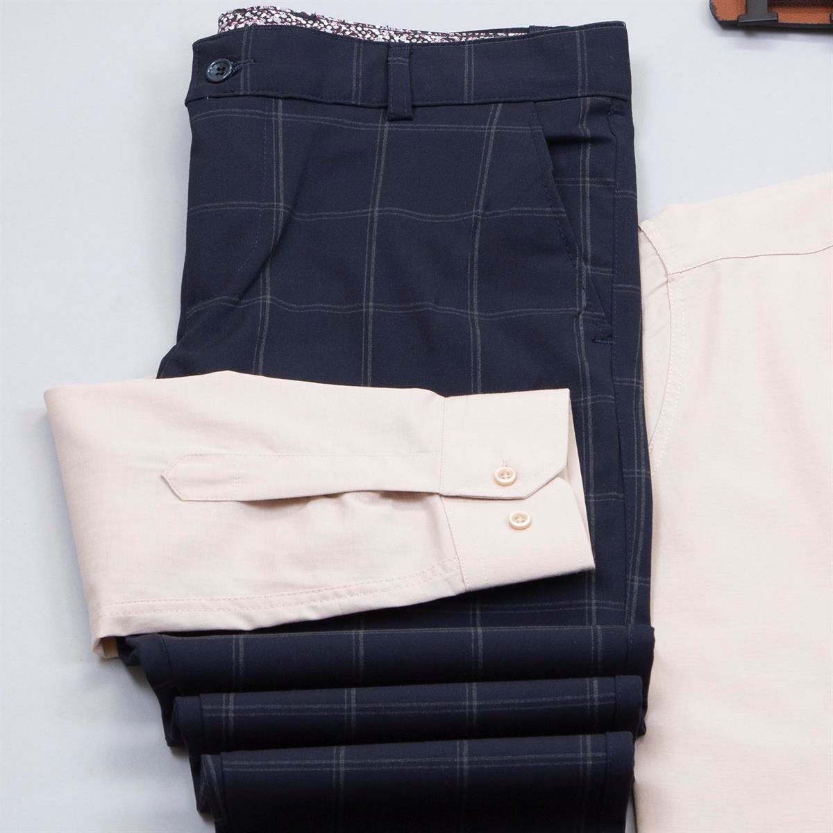 Vizon Gömlek Pantolon Ayakkabı Kombin