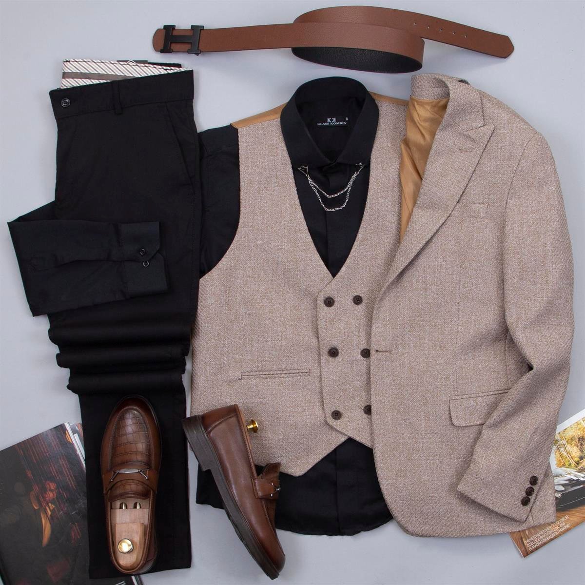 Vizon Takım Elbise Kombini