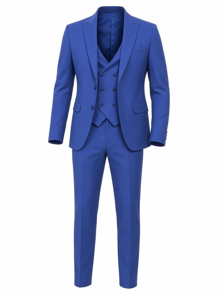 Yelek Ceket Pantolon 3'lü Set