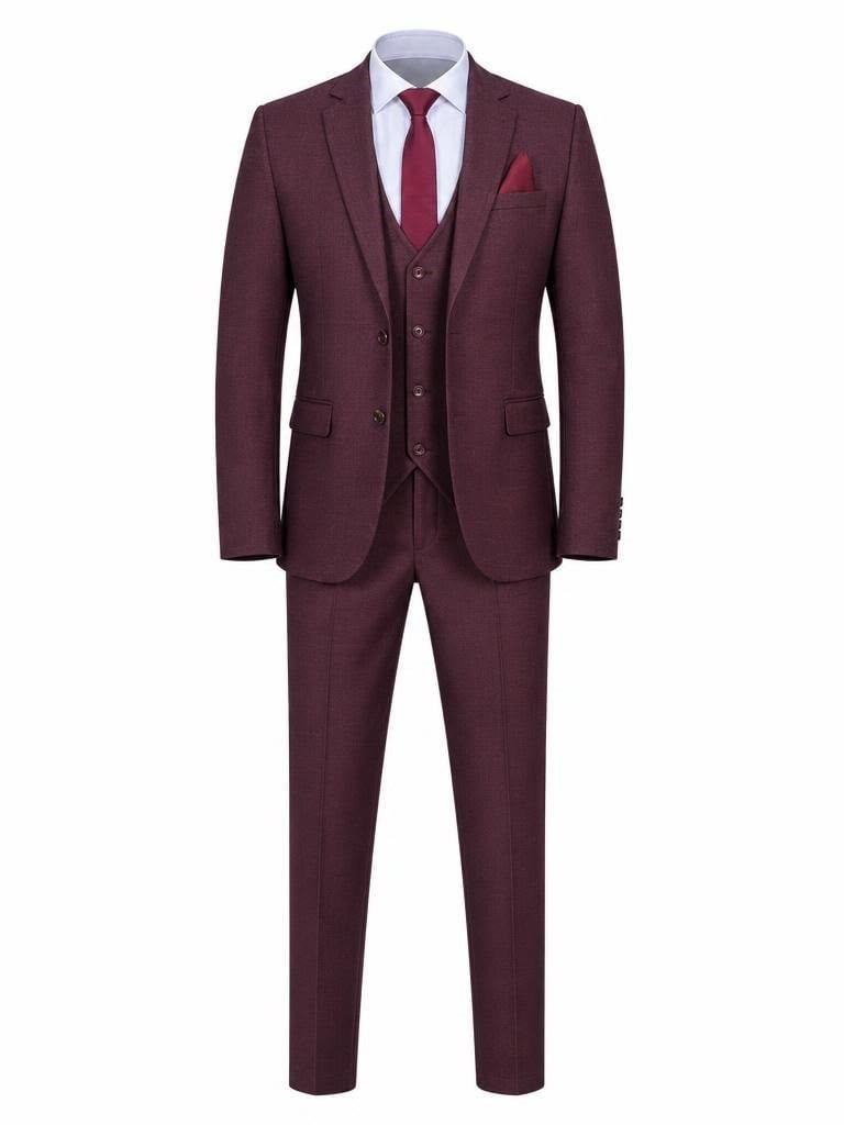 Yelek Ceket Pantolon 3'lü Set