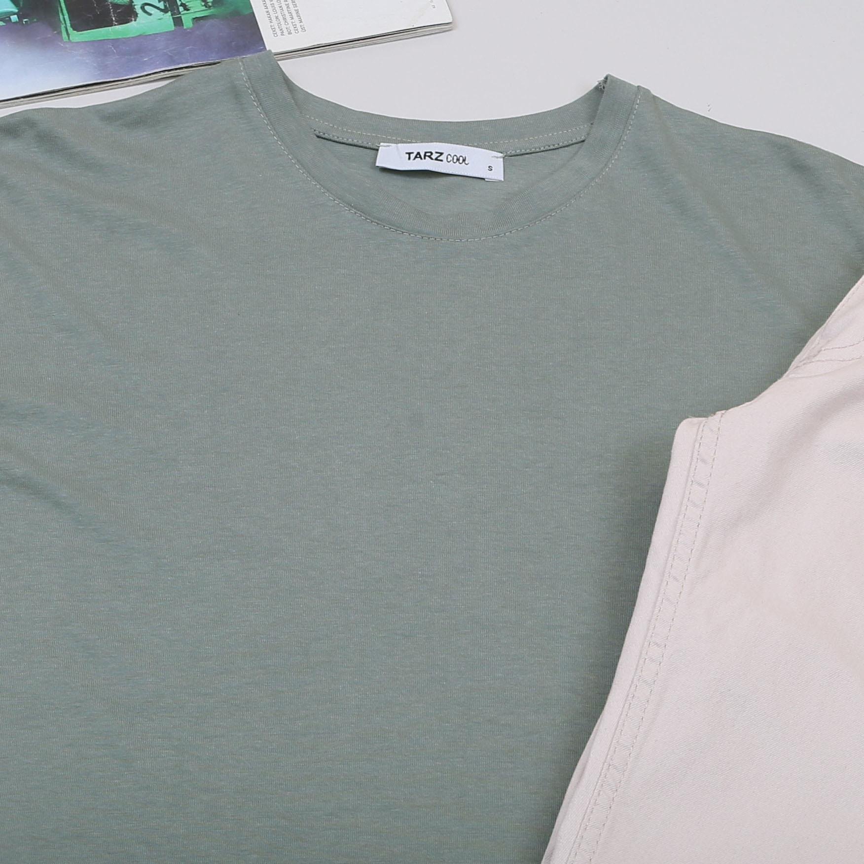 Yeşil Oversize Tişört Pantolon Ayakkabı Kombin