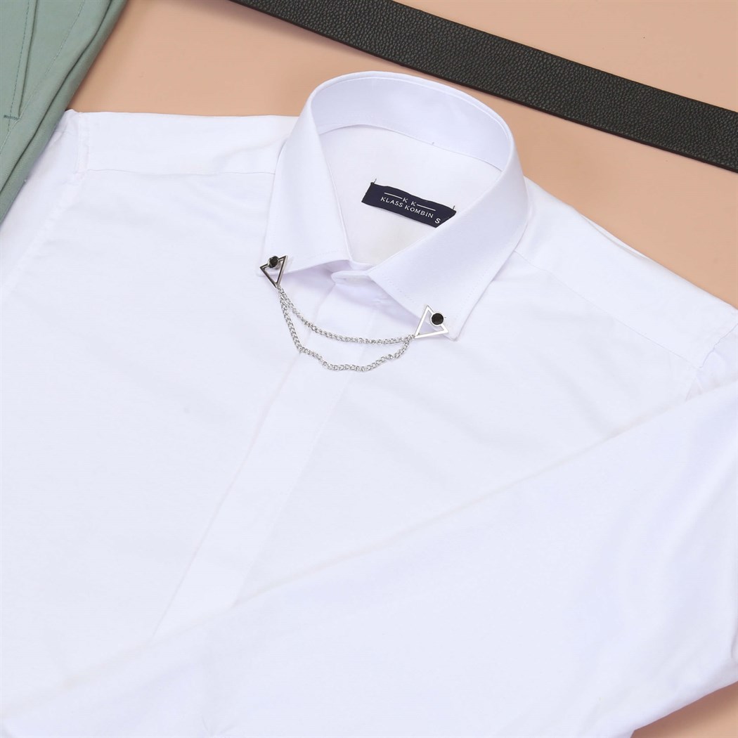 Yeşil Pantolon Gömlek Ayakkabı Kombini