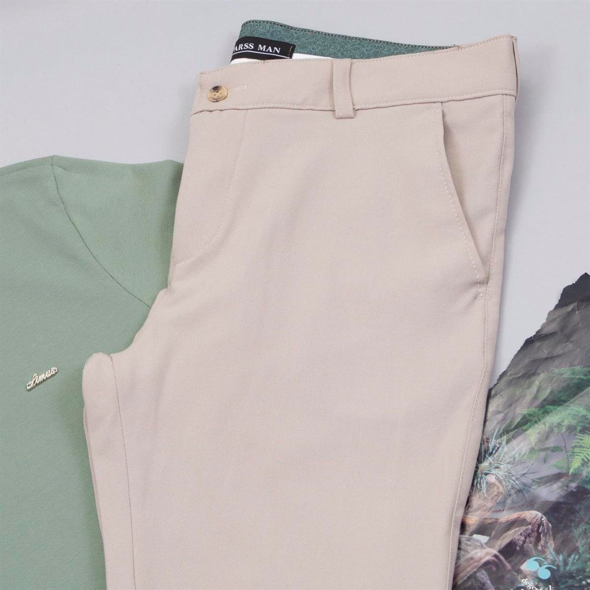 Yeşil Polo Yaka Tişört Pantolon Ayakkabı Kombin