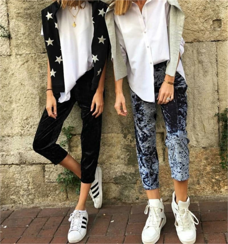 Kadife Havuç Pantalon
