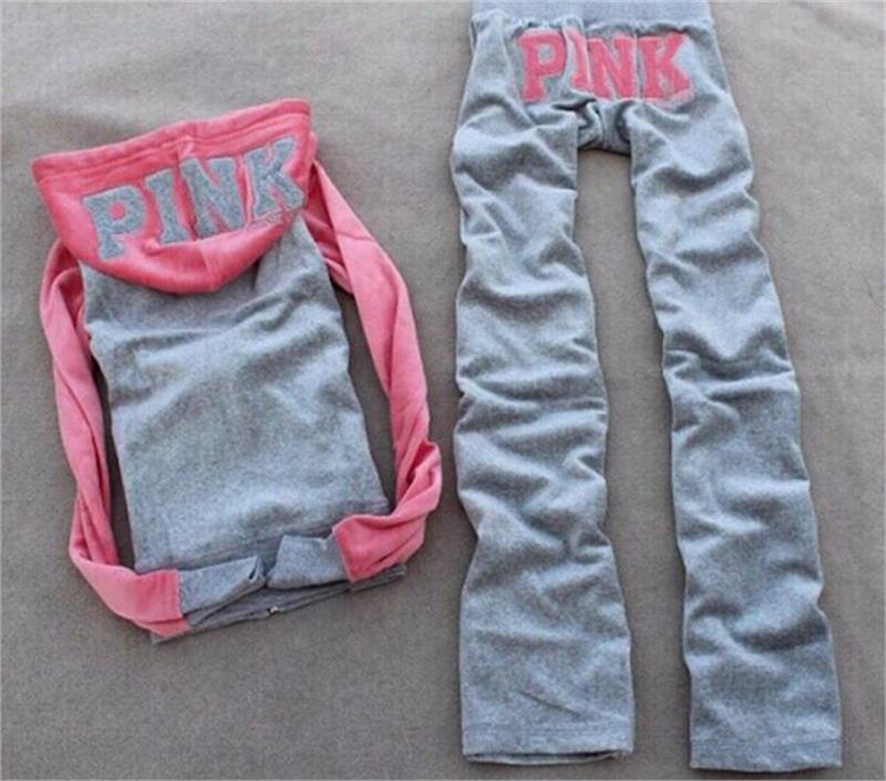 Pink Yazılı Eşofman Takım