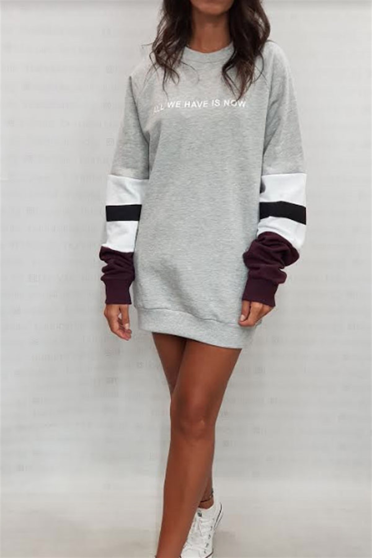 All We Have Blok Renkli Sweatshirt