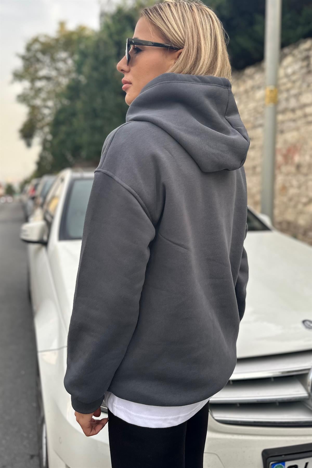 Antrasit Original Logolu SweatshirtSWEATSHİRT