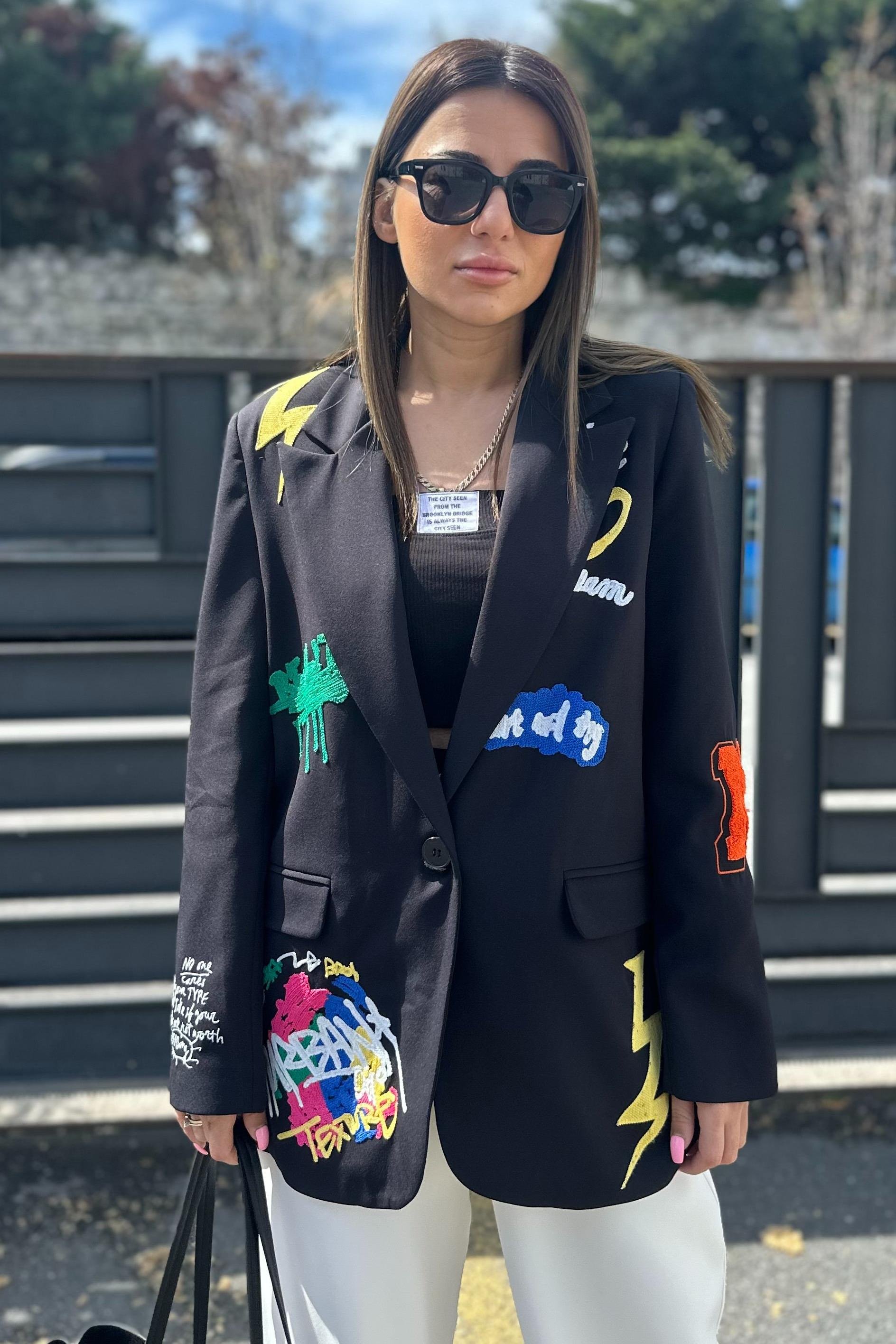 Armalı Blazer CeketMONT/CEKET