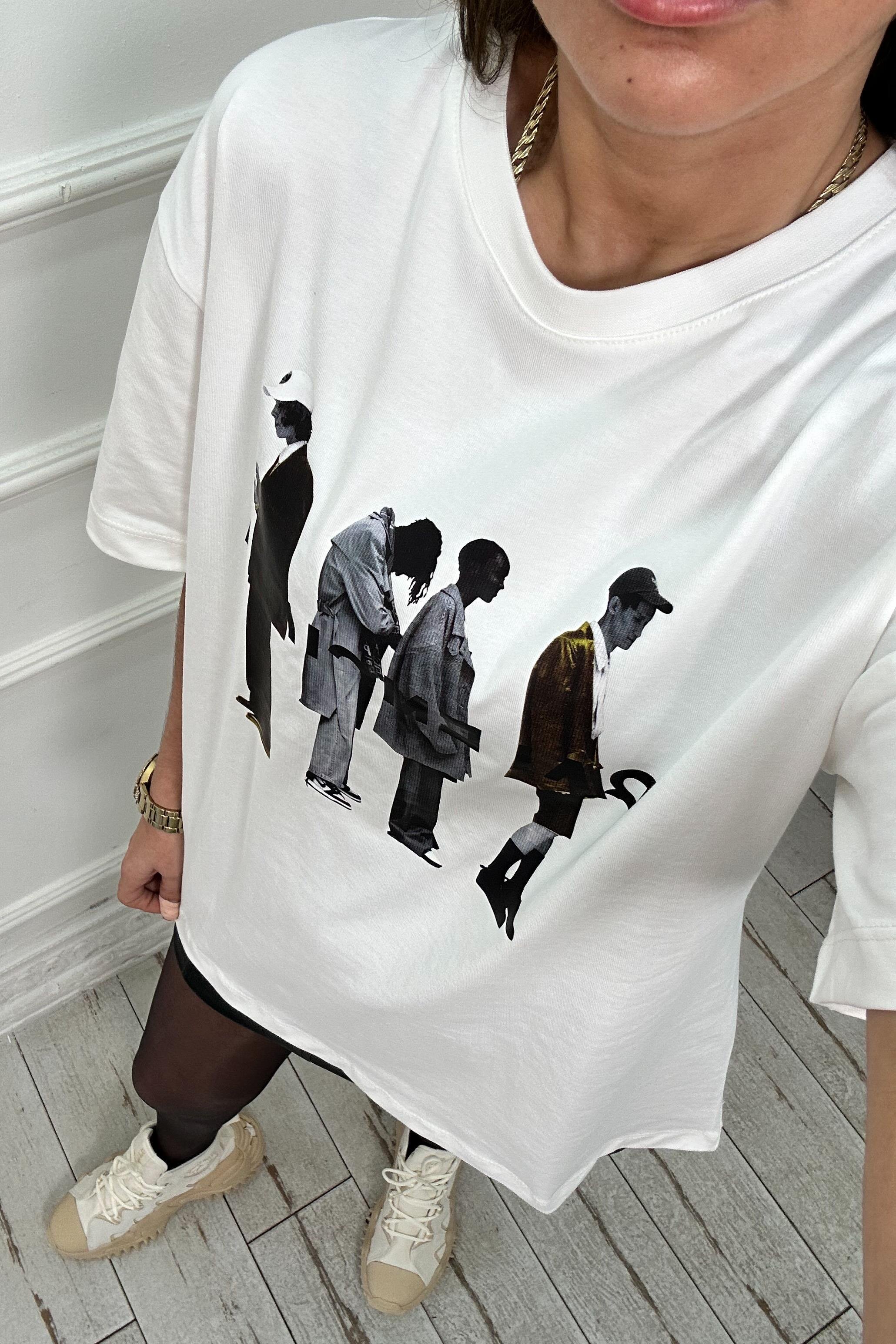 Balenci Baskılı TshirtTSHİRT
