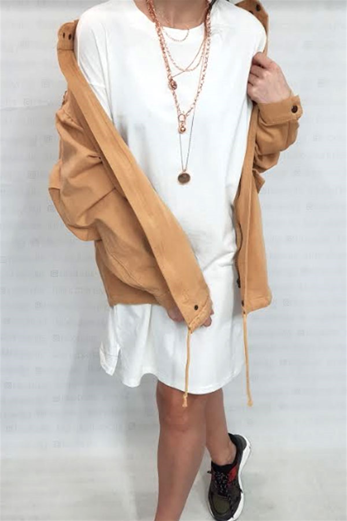 Basic Tunik Tshirt Elbise