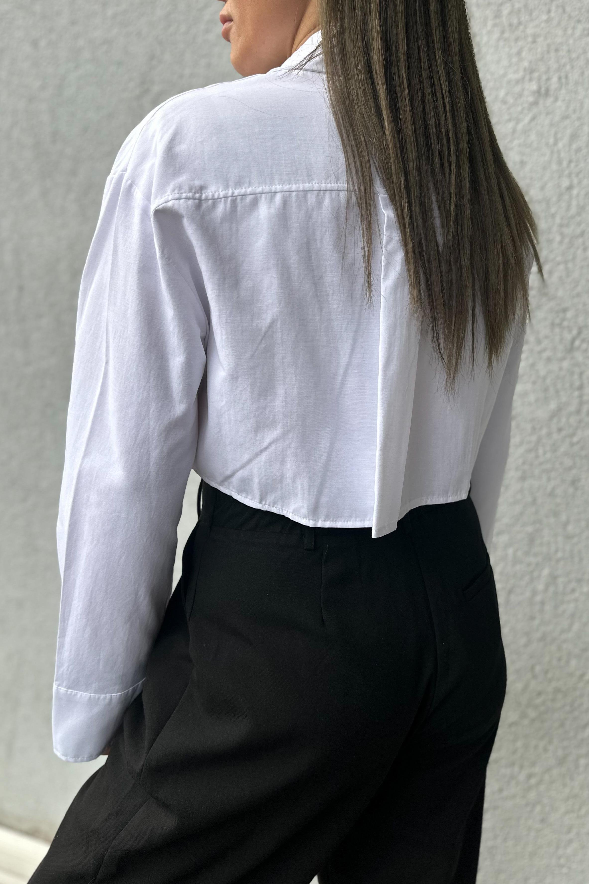 Baskılı Crop GömlekYENİ GELENLER