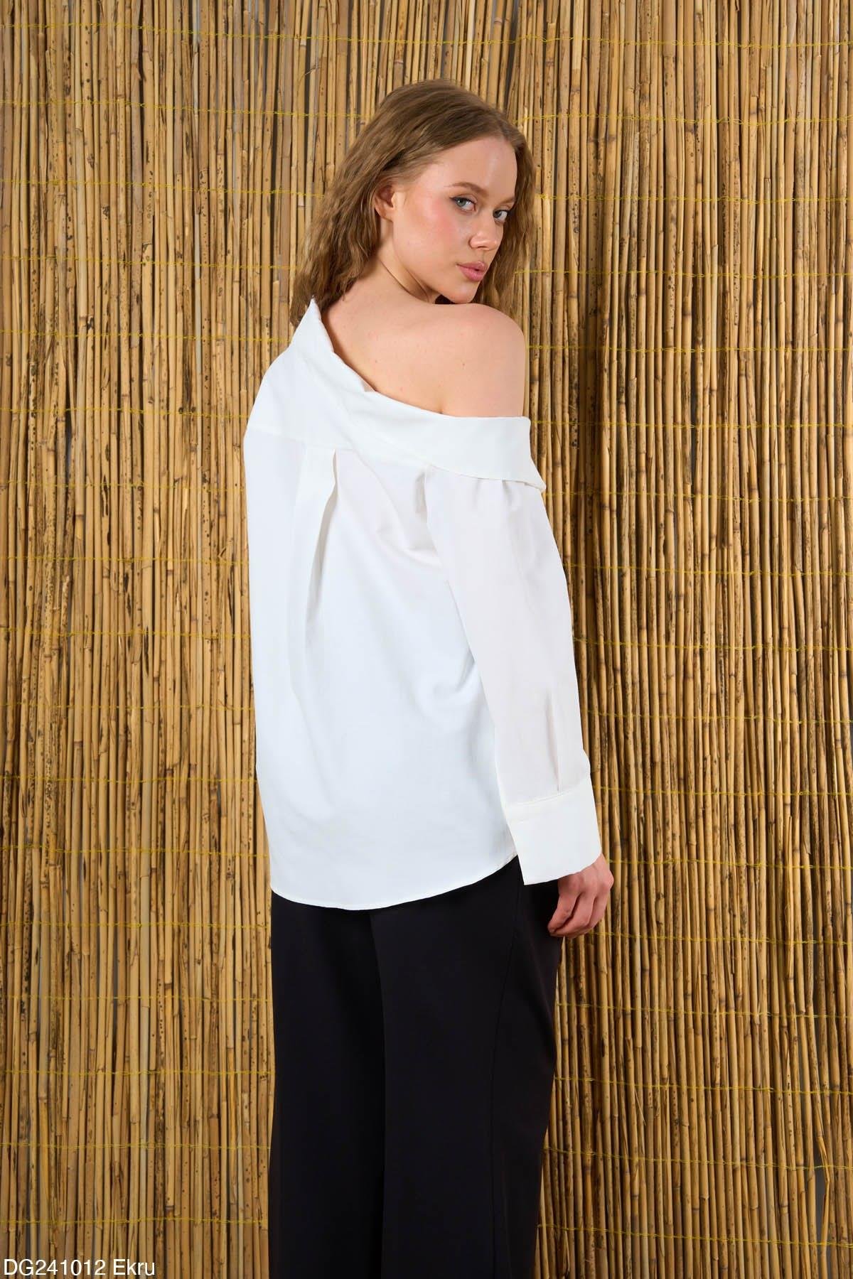 Bebe Yaka Ekru GömlekGÖMLEK