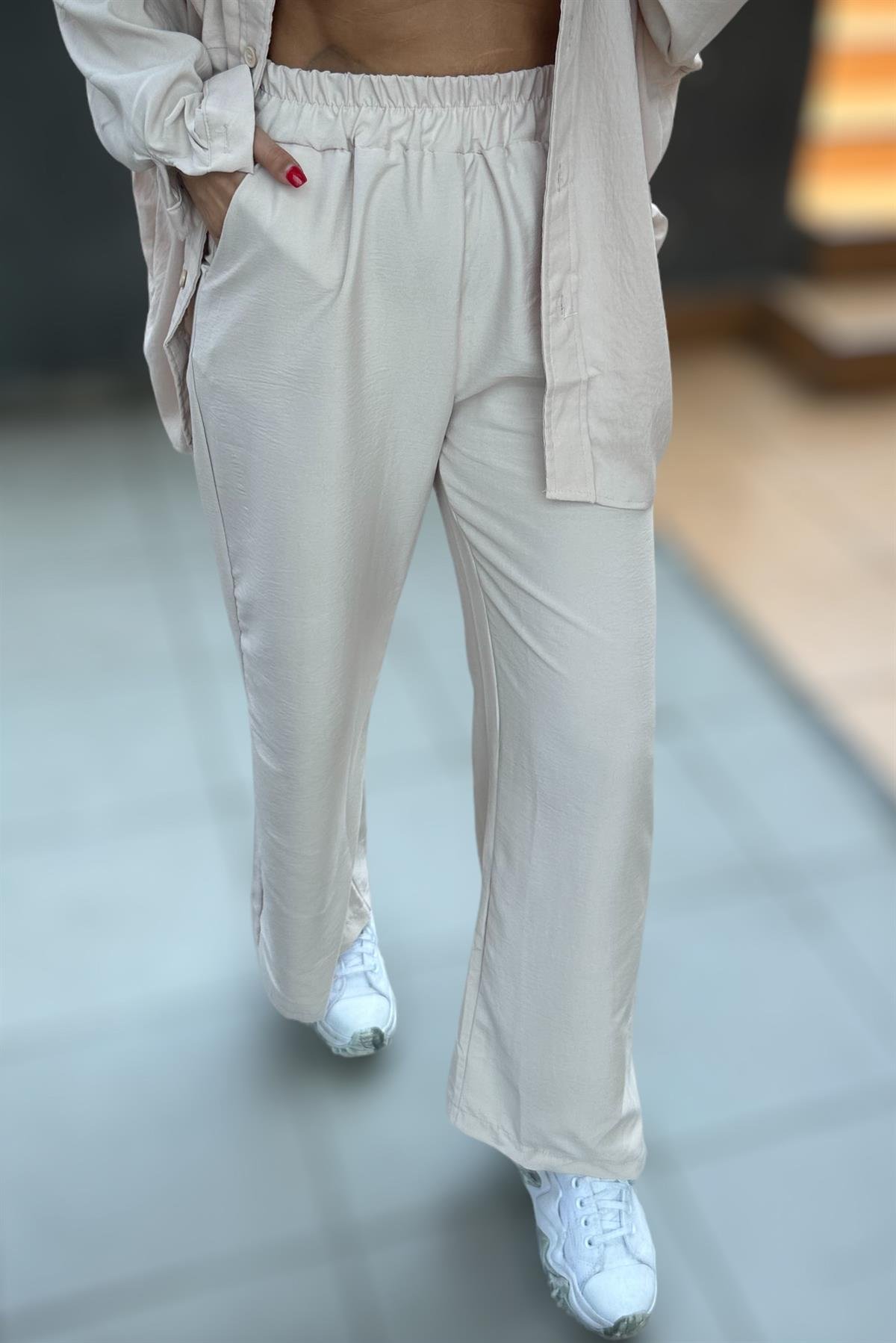 Bej Salaş Basic PantolonPANTOLON