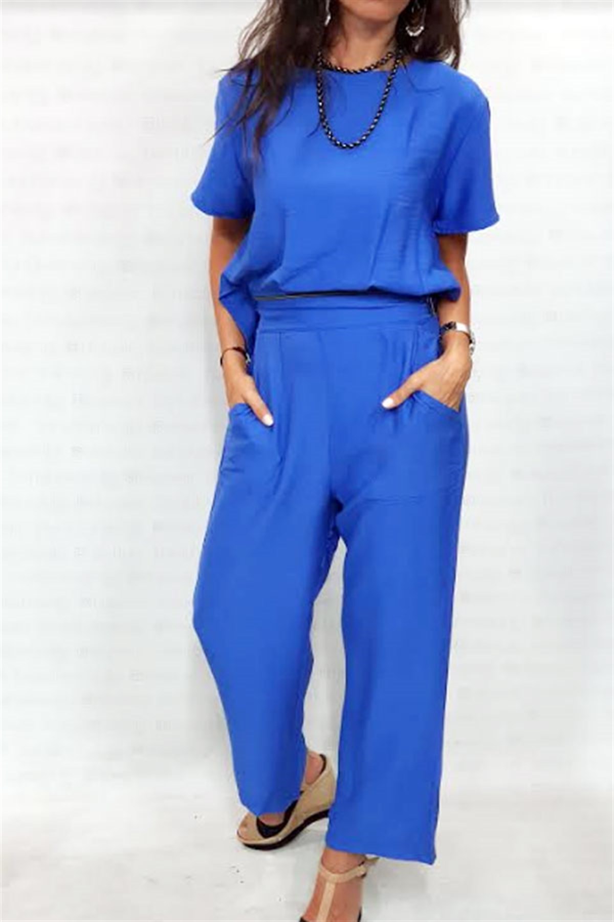 Beli Fermuarlı 2 Parça Tasarım Tulum