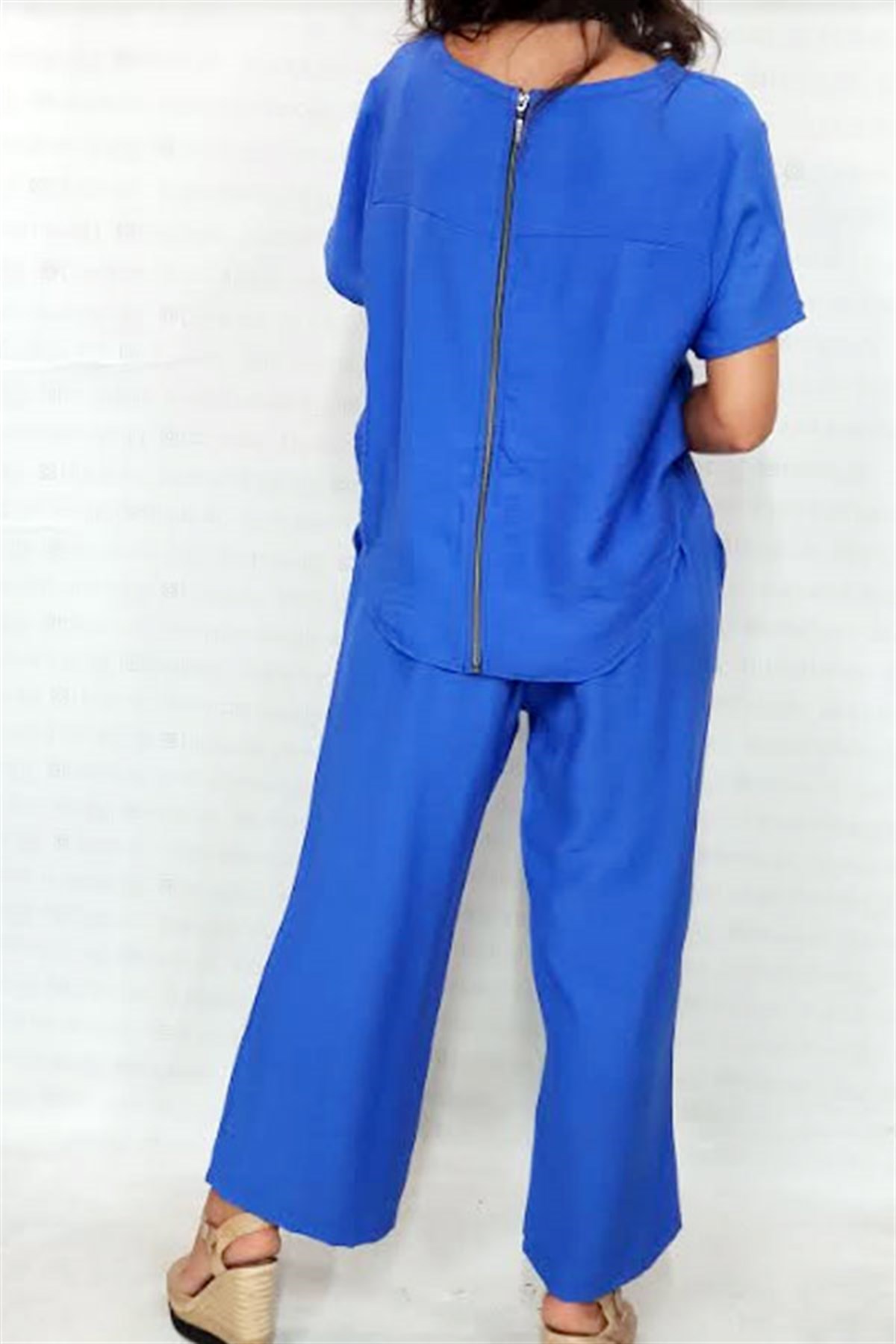 Beli Fermuarlı 2 Parça Tasarım Tulum