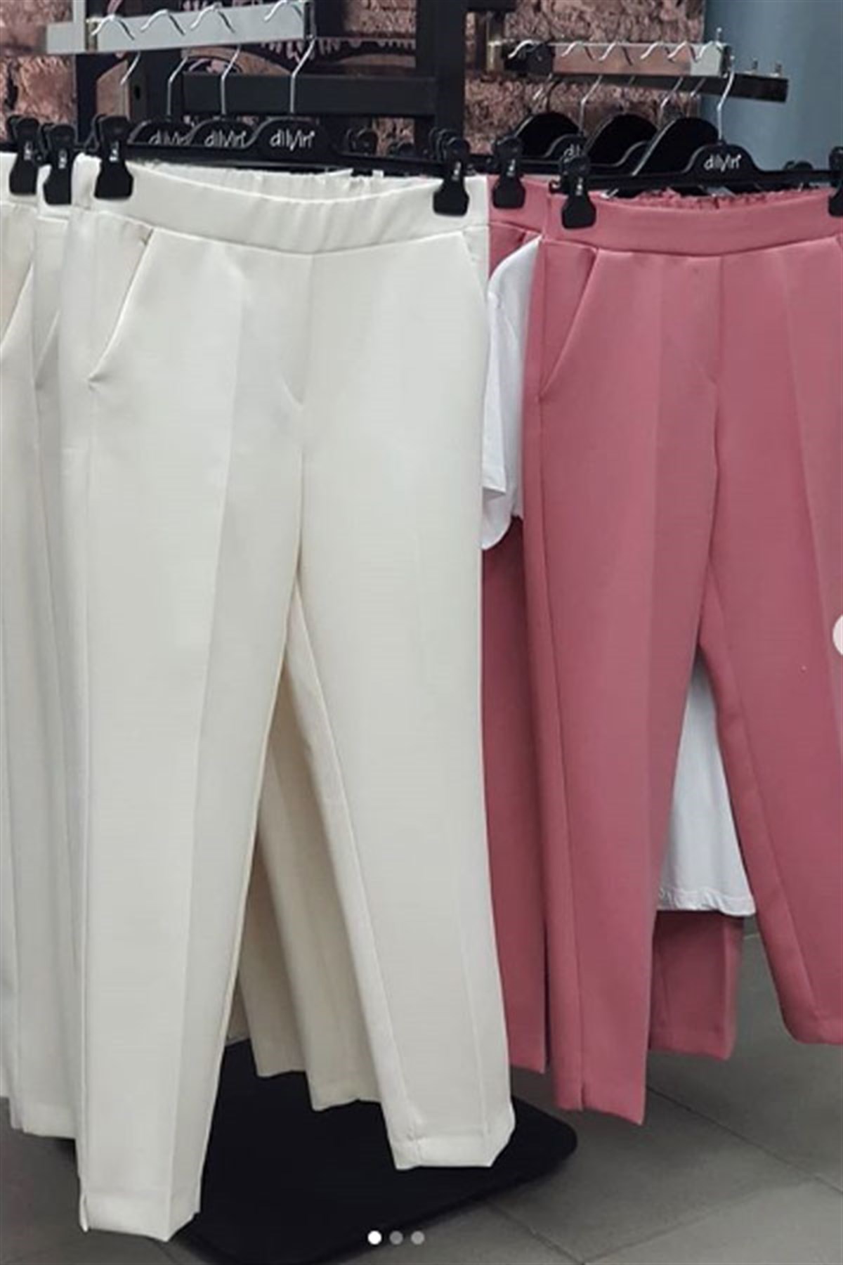 Beli Lastikli Basic Havuç Pantalon