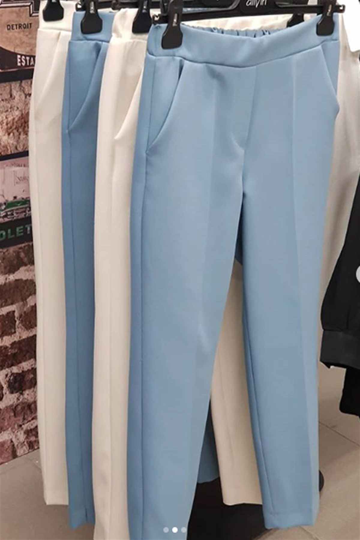 Beli Lastikli Basic Havuç Pantalon