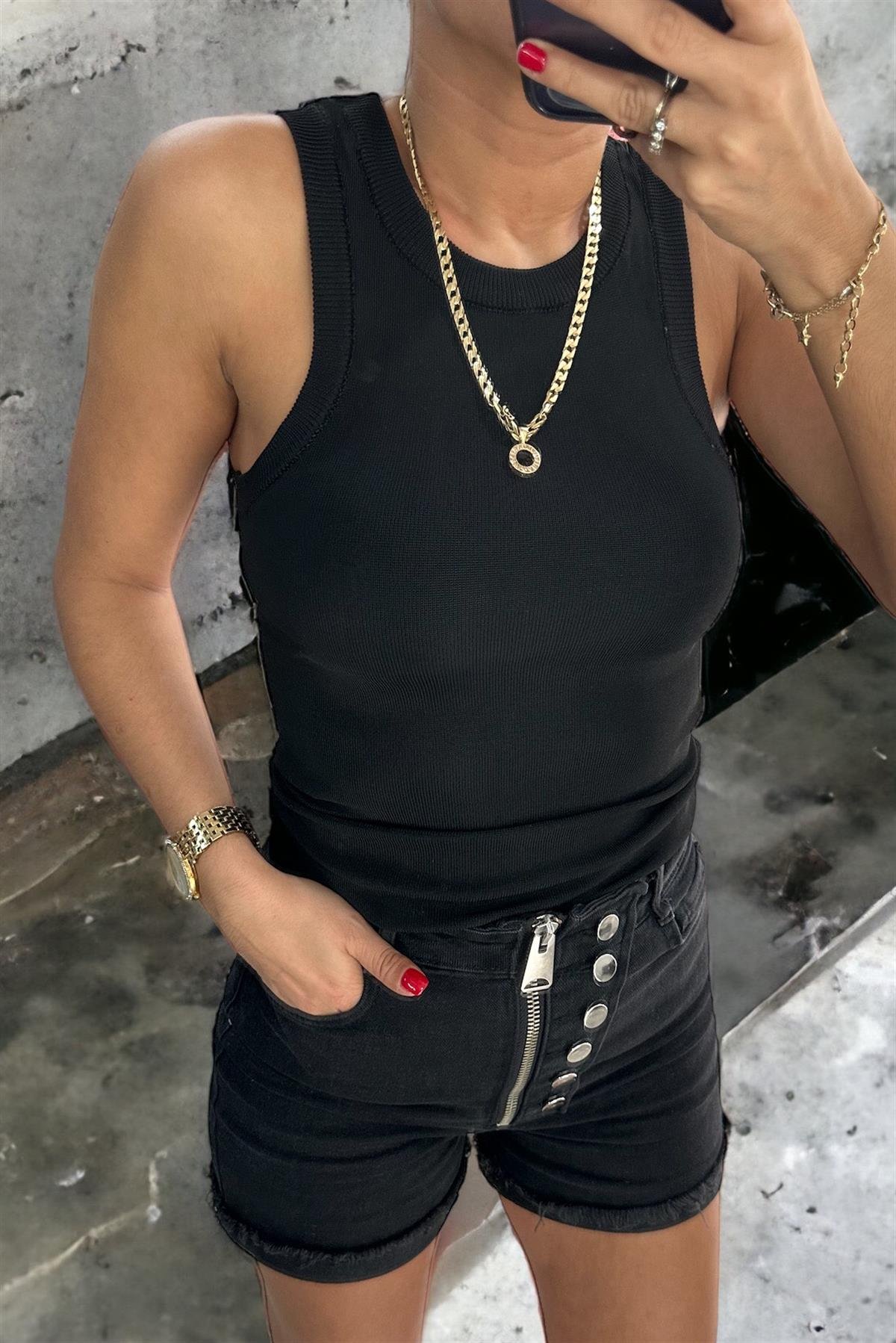 Bisiklet Yaka Merserize AtletBLUZ