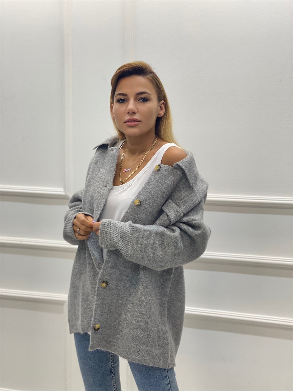 Cepli Gömlek Yaka HırkaHIRKA