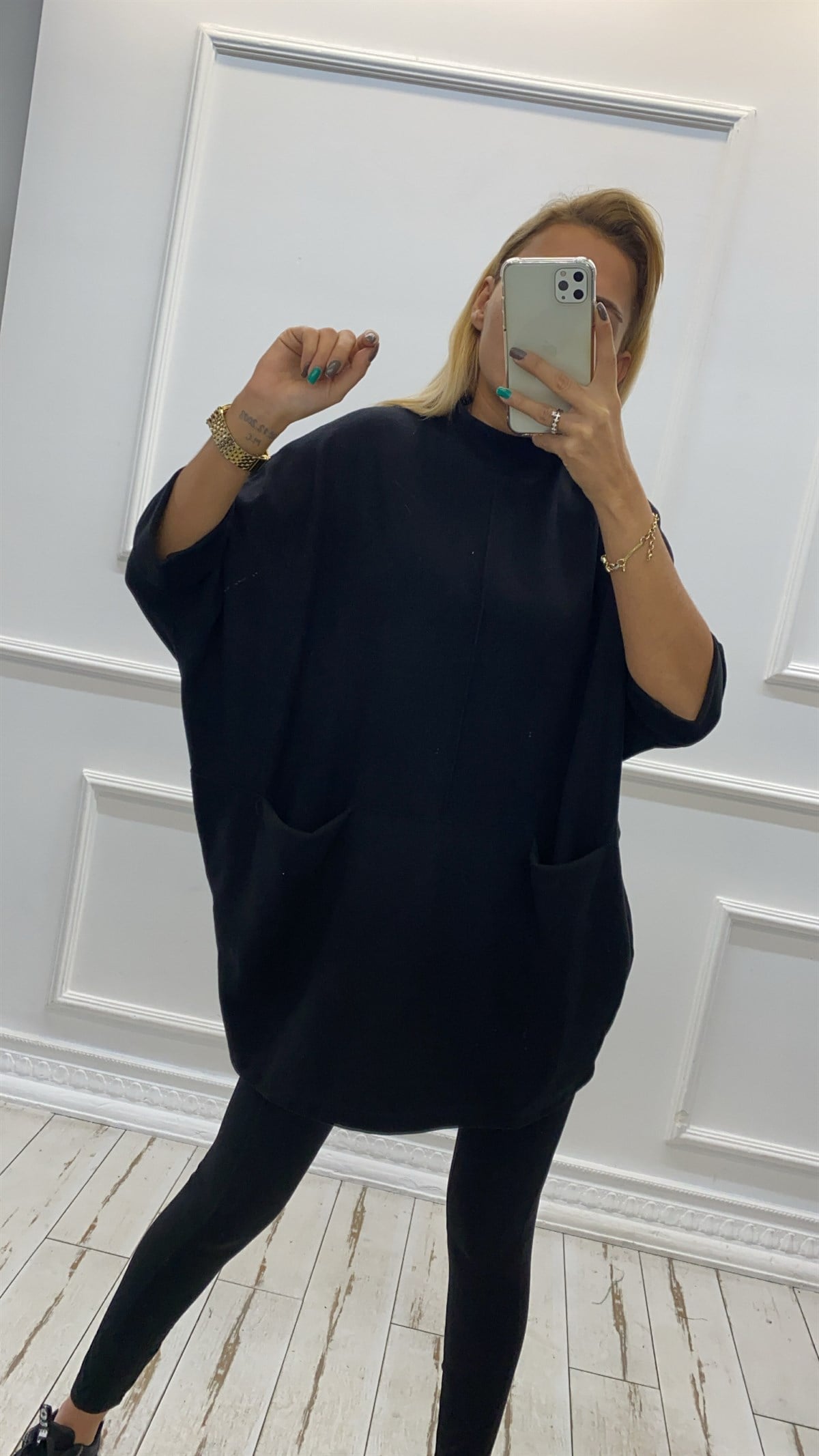Cepli Oversize Yumoş BluzBLUZ