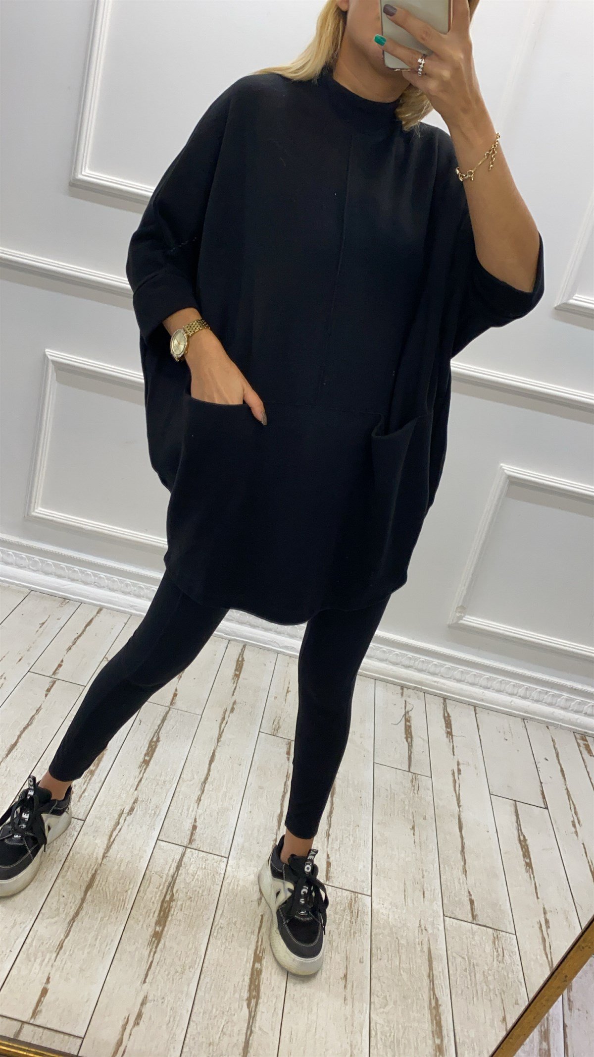 Cepli Oversize Yumoş BluzBLUZ