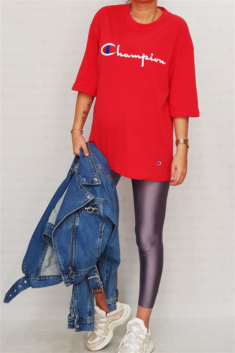 Champion Düşük Kol Tshirt