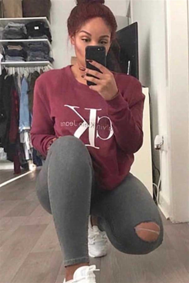 CK Logolu Sweatshirt